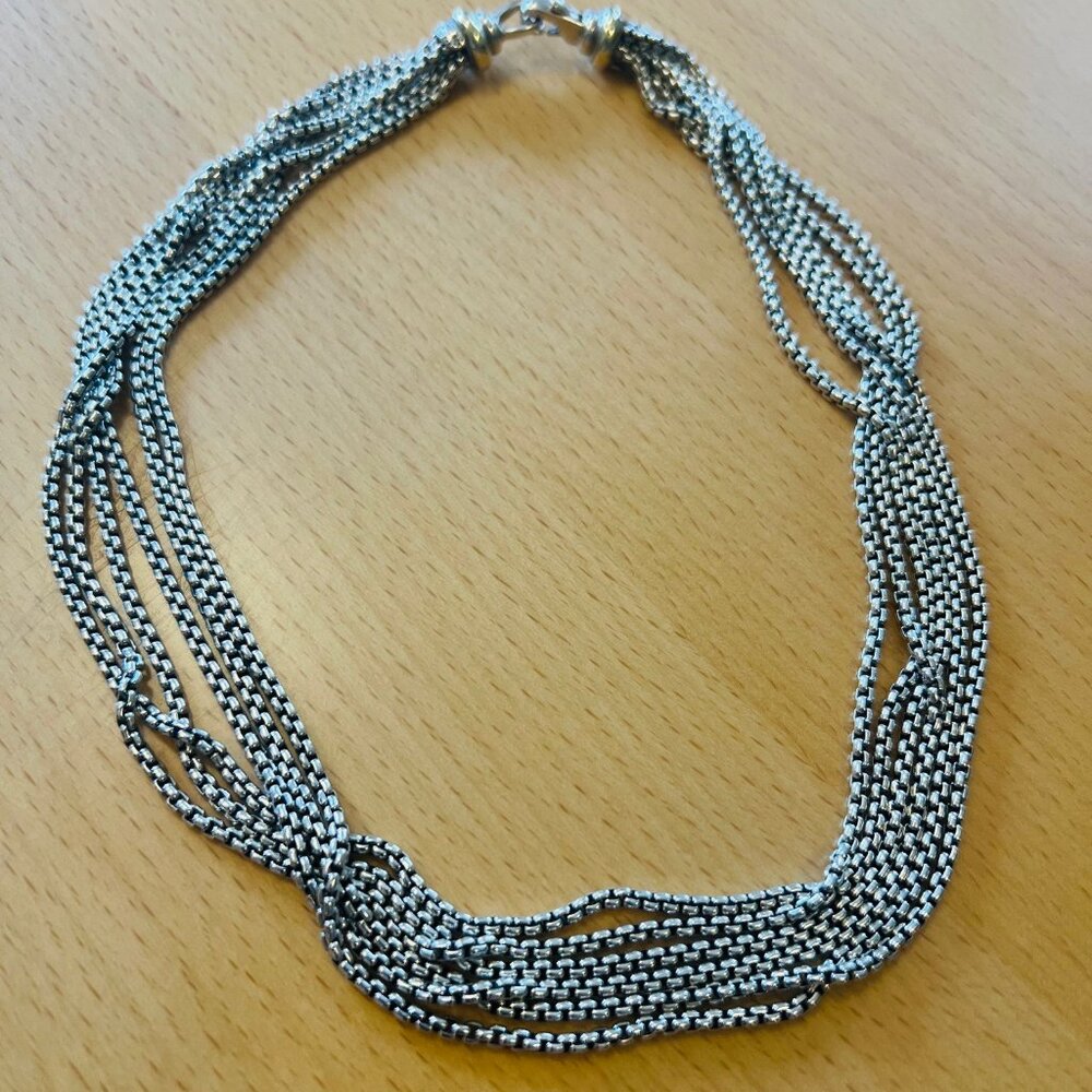 AUTHENTIC David Yurman multi-strand 17" necklace! - Picture 5 of 6